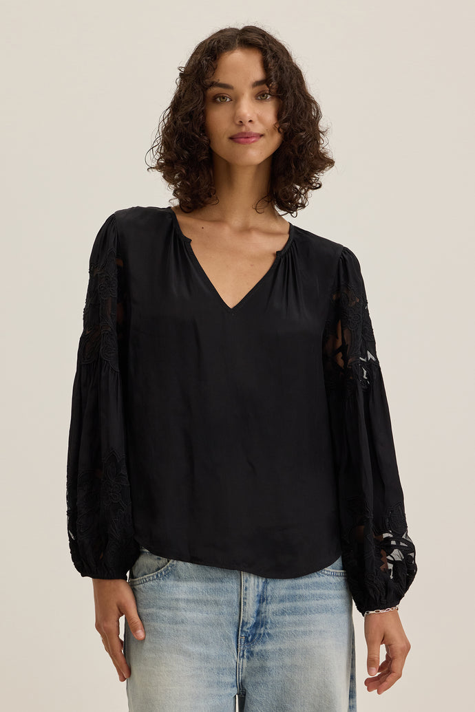 TYRA BLOUSE - Black