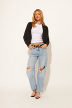 WOLF CARDIGAN - Black