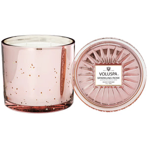 3 WICK CANDLE - Sparkling Rose