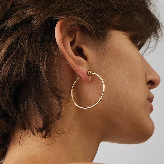 ICON HOOPS SMALL- Gold